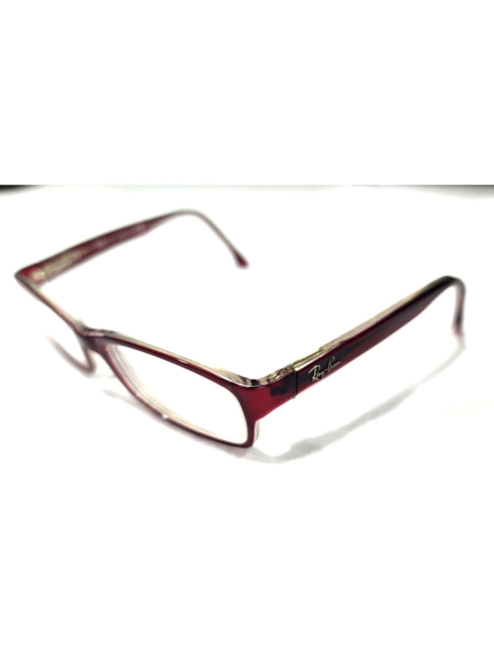 Ray Ban RB5114 5112 Red Rectangle Eyeglasses 52-16 140